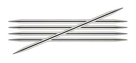 KnitPro Nova Platina DPNs - 6"