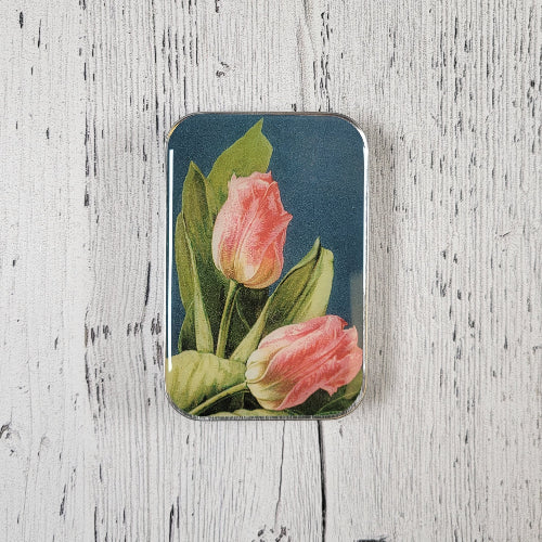 Firefly Notes Large Notions Tin with Bulb Stitch Markers