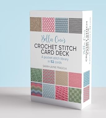 Bella Coco's Crochet Stitch Card Deck - A Pocket Stitch Library in 52 Cards