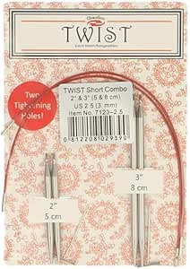 Chiao Goo Twist Short Combo 2" & 3" (5 & 8 cm)