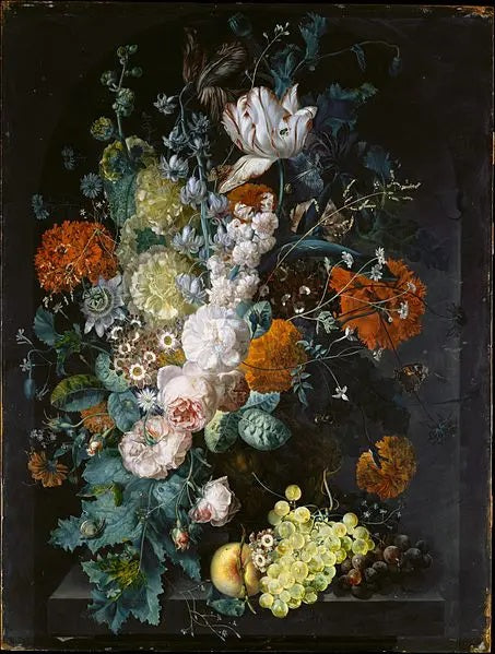 Haverman: A Vase of Flowers (1716) Colour of the Month (Non Subscription Option)