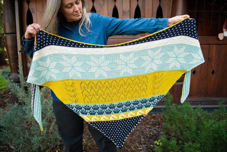 Greenlander Saga Shawl Kit