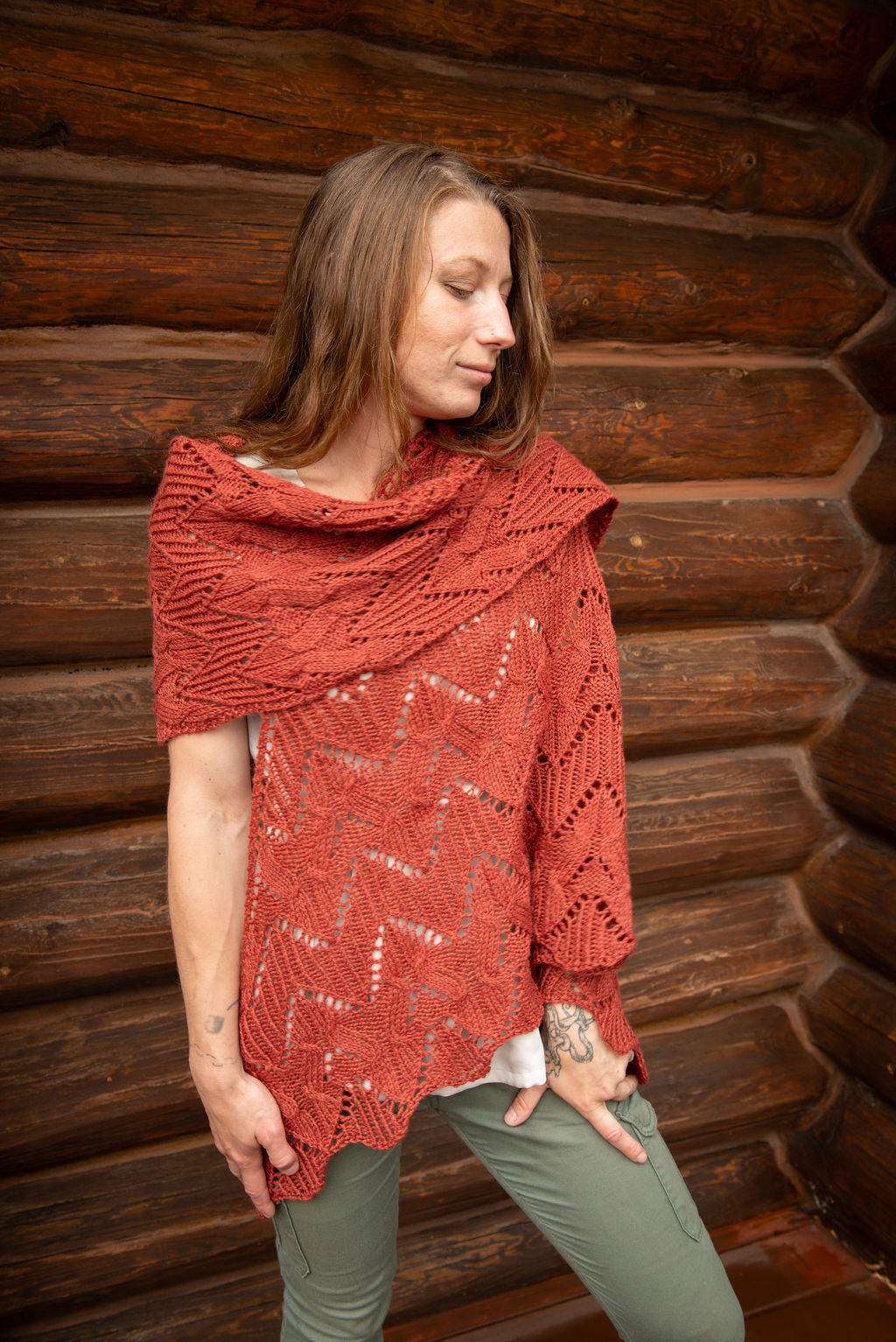 Frost and Filigree Shawl Pattern