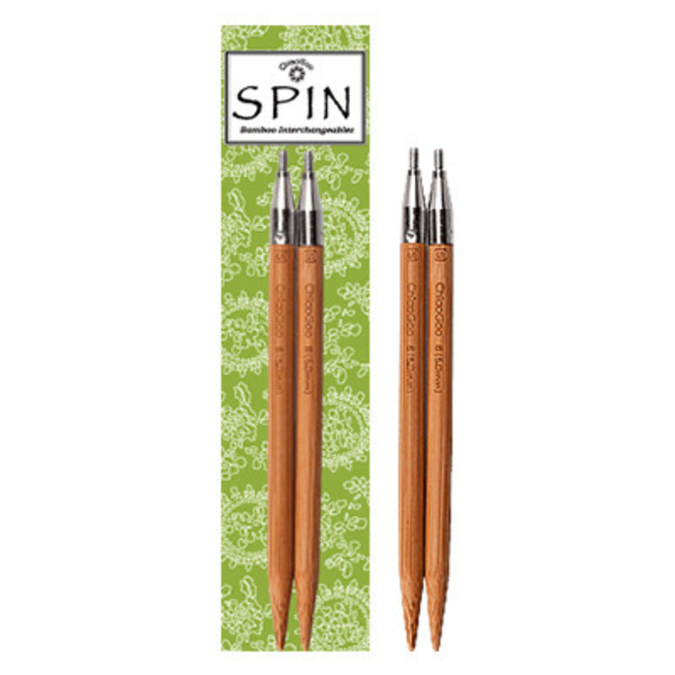 Chiao Goo Spin Bamboo 5" (13cm) IC Needle Tips -Patina