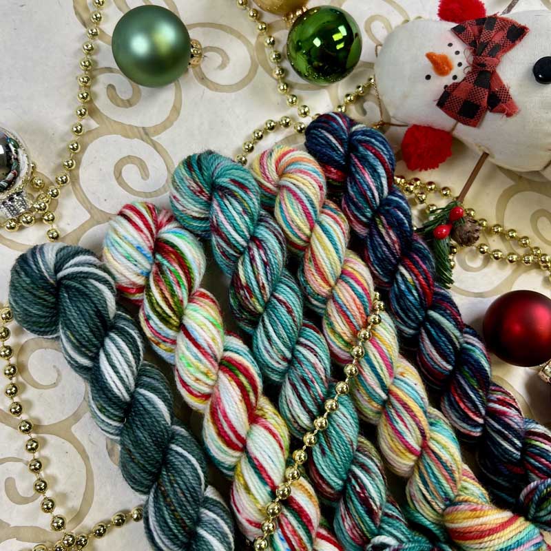 Day 3 - Ugly Christmas Sweater Mini Skein Set
