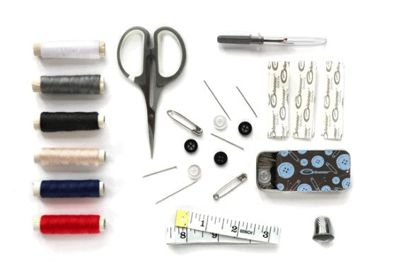 Gleener Quick Fix Compact Fabric Shaver & Sewing Kit