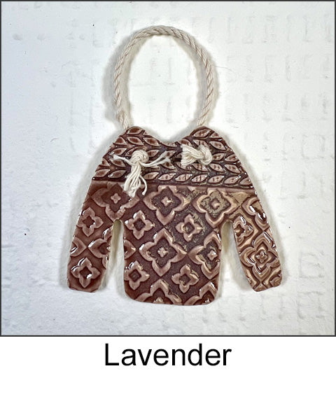 Sweater Ornaments - Sweetpease Studio - Porcelain