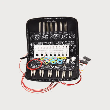 Chiao Goo Twist Red Lace 4" Complete Set