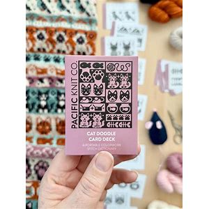 Doodle Card Deck - Portable Colorwork Stitch Dictionary - Assorted Designs