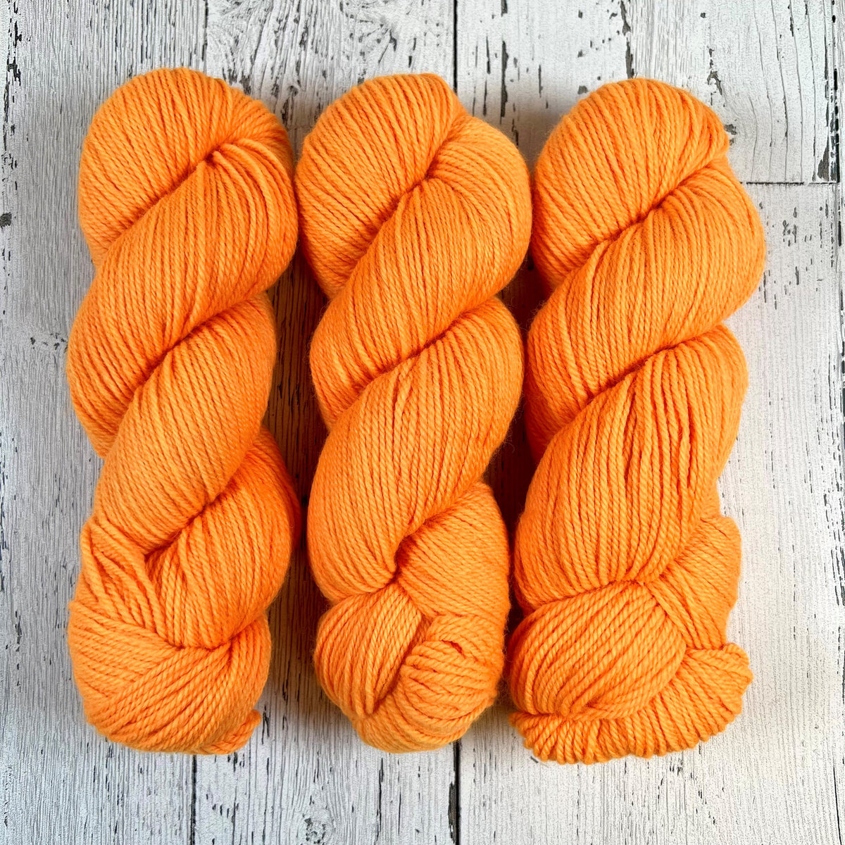 Orange Light Sabre - Herlig DK - Dye Lot Ends