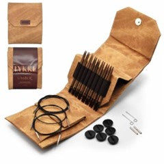 Lykke 5" IC Birchwood Knitting Needle Starter Set - UMBER
