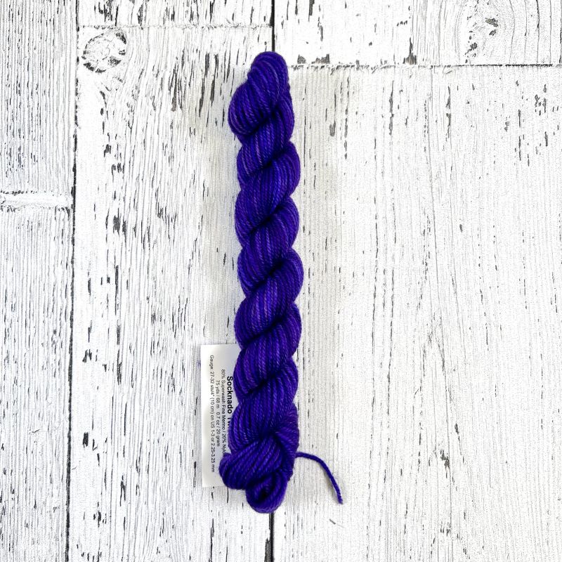 Purple Sequins - Socknado Mini Twister 20 Gram - Dyed Stock