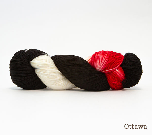 Ottawa Touchdown Fingering/Socknado Ancient Arts Yarns