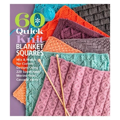 60 Quick Knit Blanket Squares (Paperback)