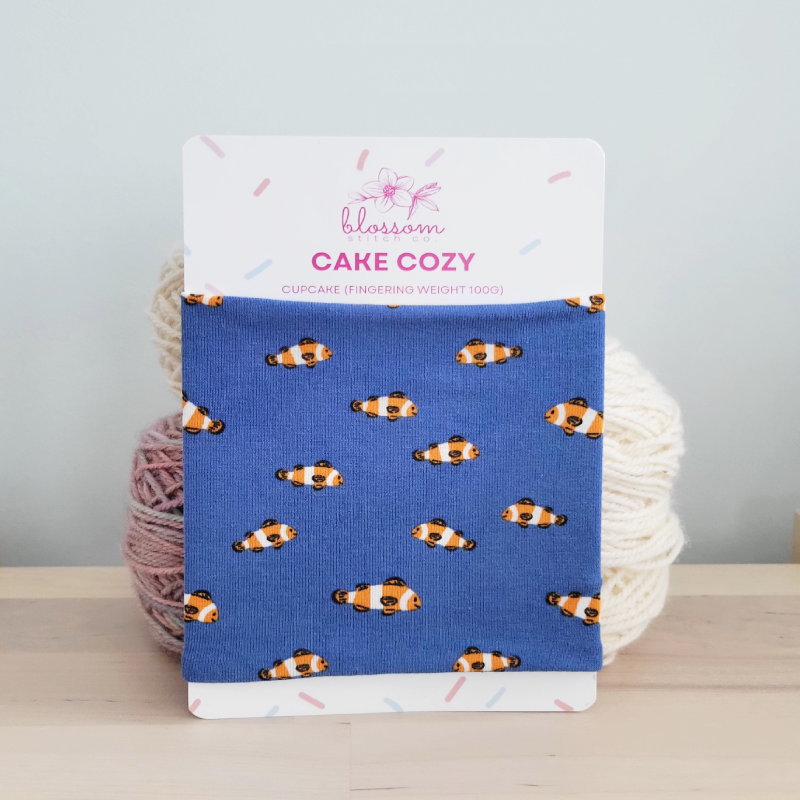 Blossom Stitch Co. Clownfish Yarn Cake Cozy