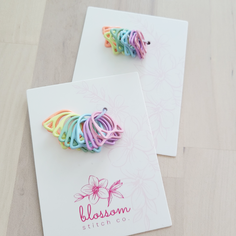 Blossom Stitch Co. Cat Head Stitch Marker Set