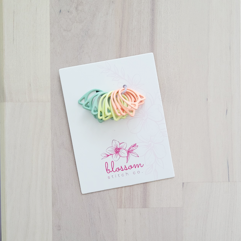 Blossom Stitch Co. Cat Head Stitch Marker Set