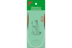 Chiao Goo Bamboo Circular Needles - Patina - 40 cm / 16"