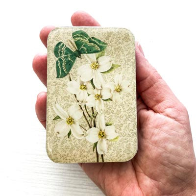 Firefly Notes Large Notions Tin with Bulb Stitch Markers