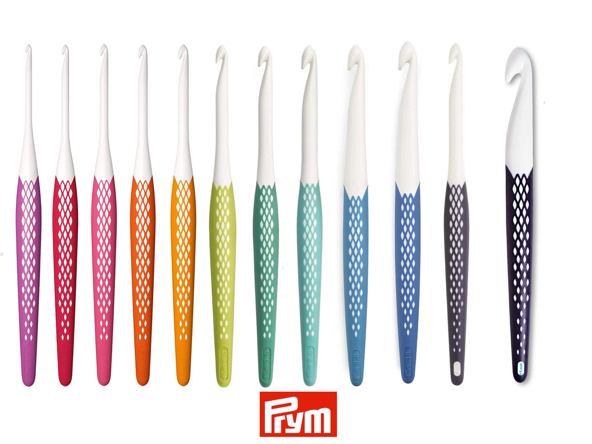 Prym Ergonomic Plastic Crochet Hooks