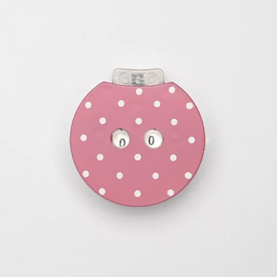 KnitPro Pink Polka Dot Clicky Row Counter
