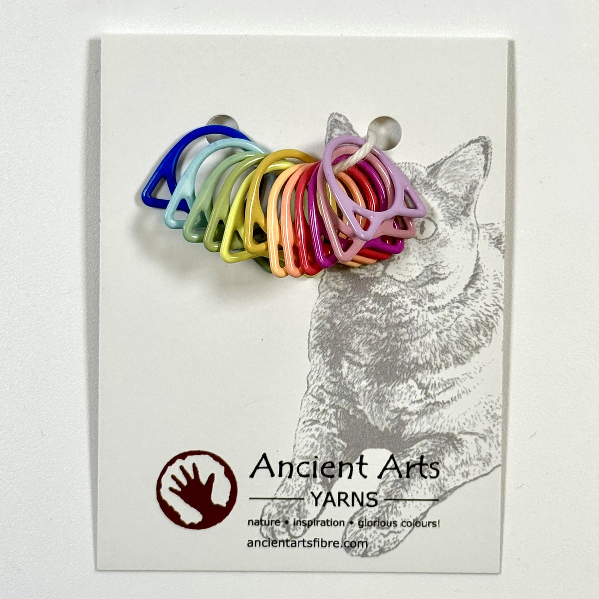 Cat Head Stitch Marker Set - 12pc