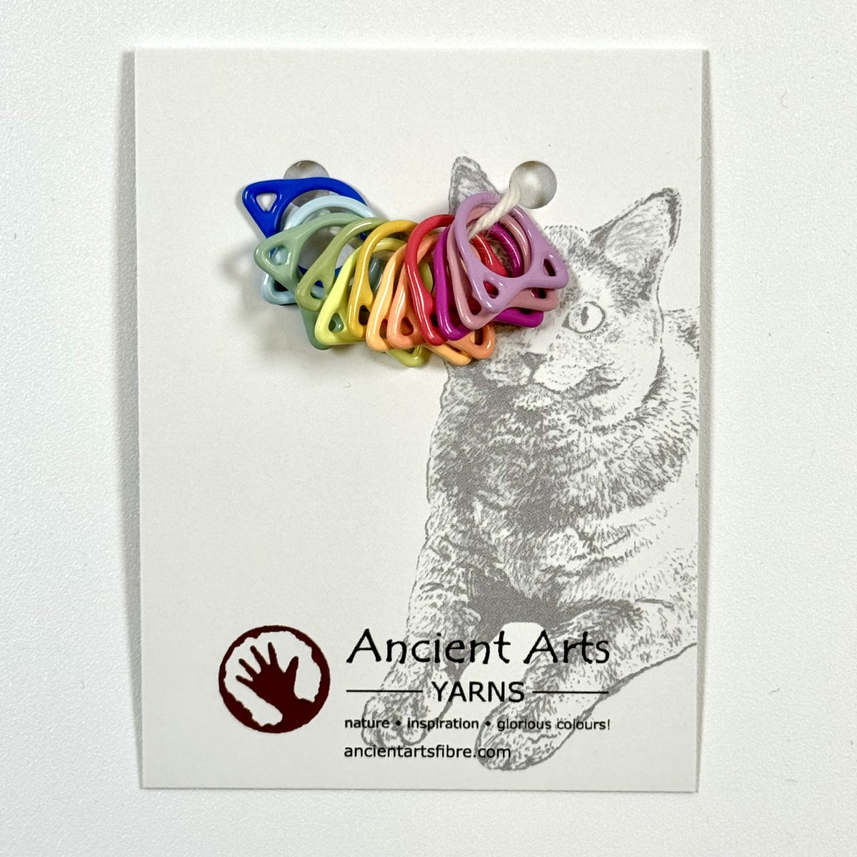 Cat Head Stitch Marker Set - 12pc