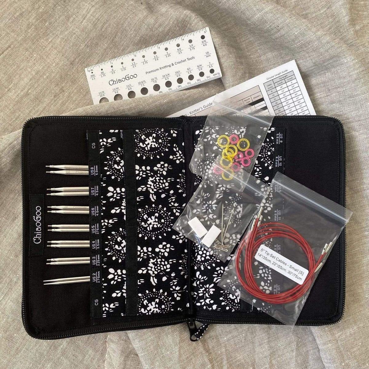 Chiao Goo Twist Red Lace 5" Small Set