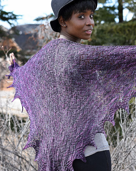 Ceylon Shawl & Gauntlets