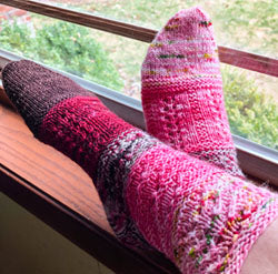 Chocolate Cherry Parfait Socks