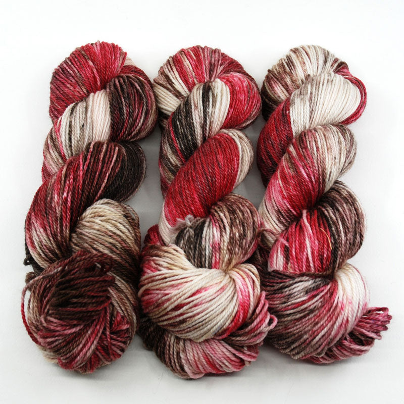 Chocolate Cherries - Nettle Soft DK - Dyed Stock