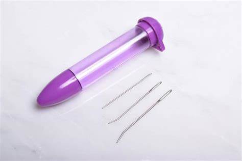 Darning Needle Set - Lace Tips in Purple Tube