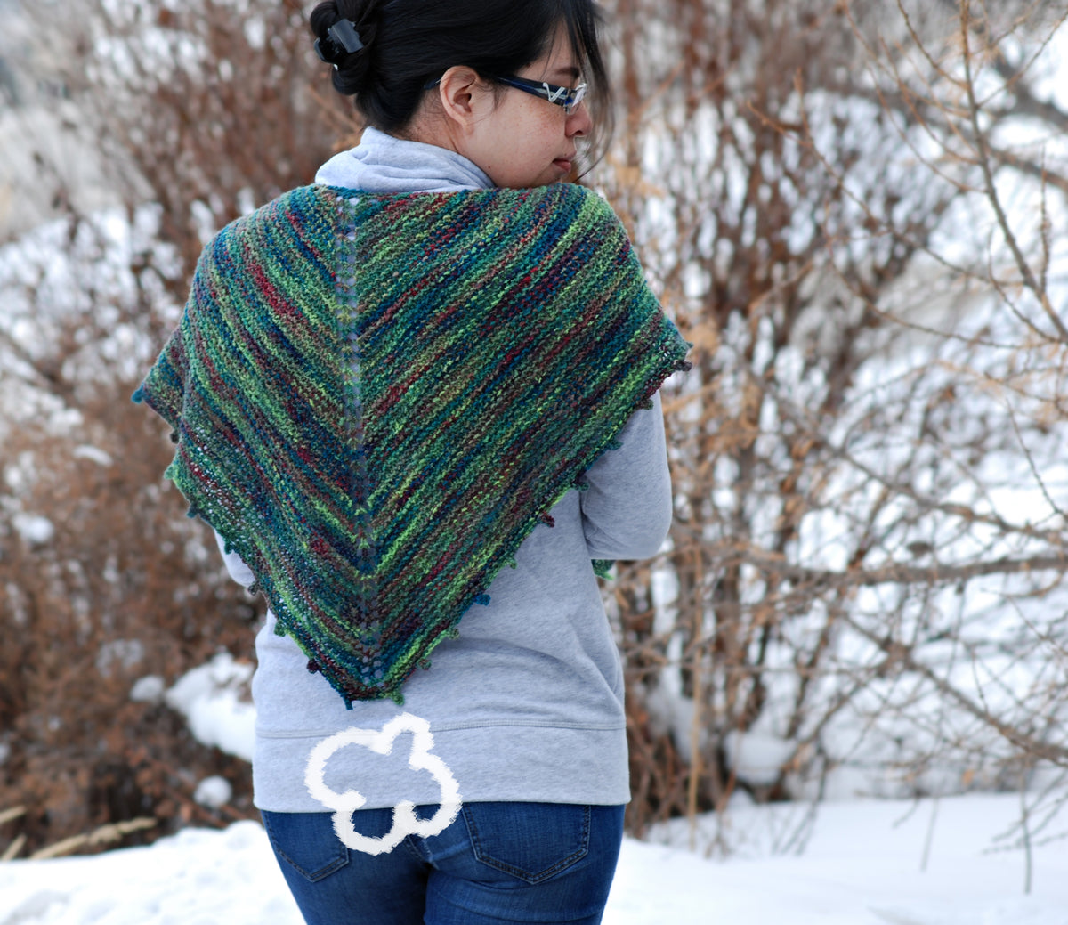 I Hugged a Bunny and I Liked it Shawl