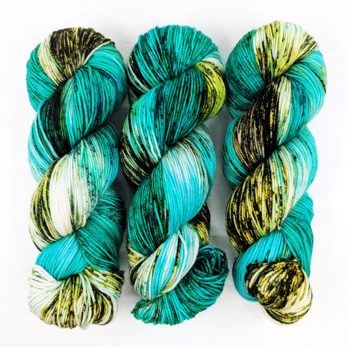 Northern Aurora - Little Nettle Soft Fingering - Dyed Stock