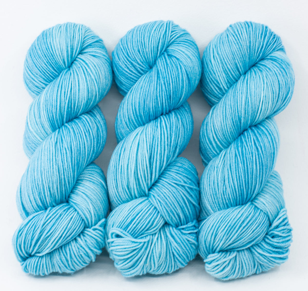 Water Lily Blue - Socknado Fingering - Dyed Stock