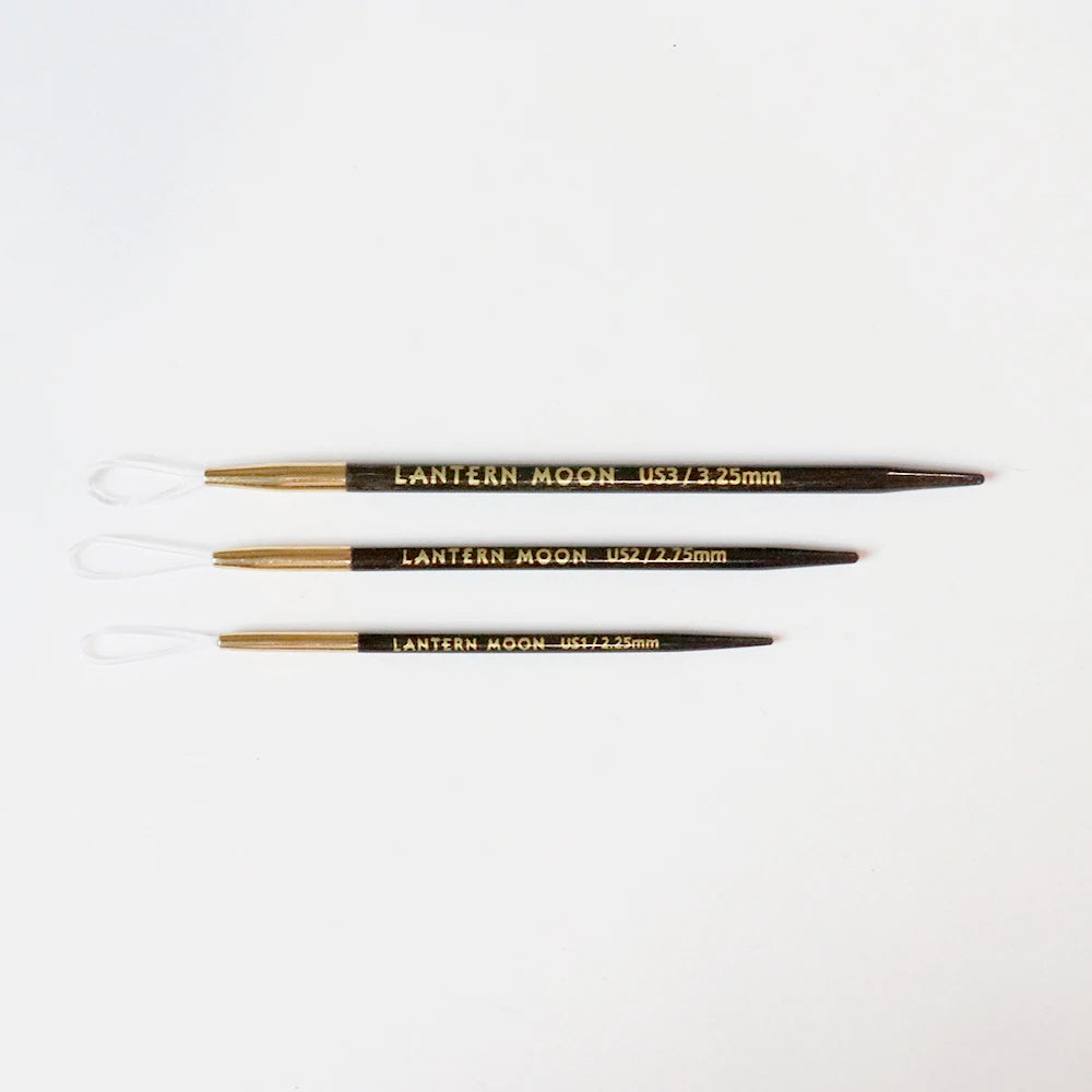 Lantern Moon Ebony Finishing Needles (set of 3)