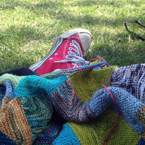 The Other Caroline: Knitting On-The-Go