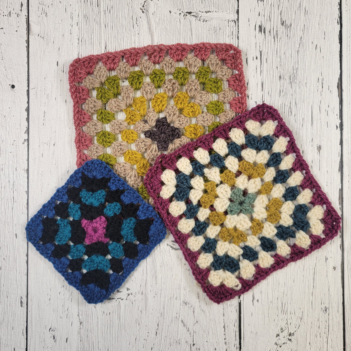 Beginner Granny Square Crochet Class