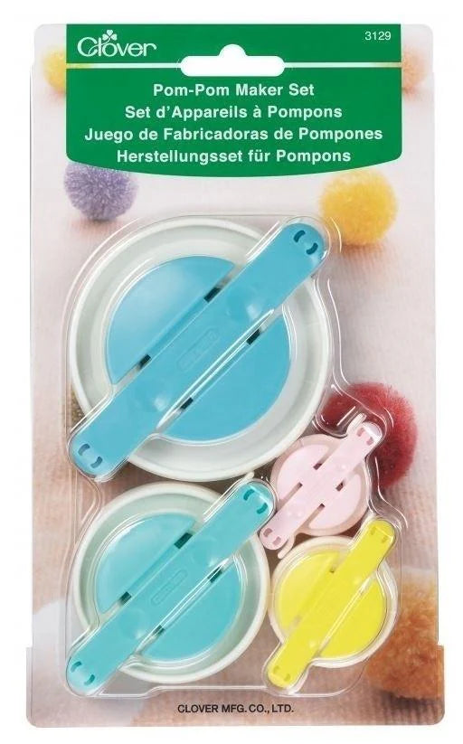 Clover Pom Pom Maker Set (Includes 4 Sizes!)