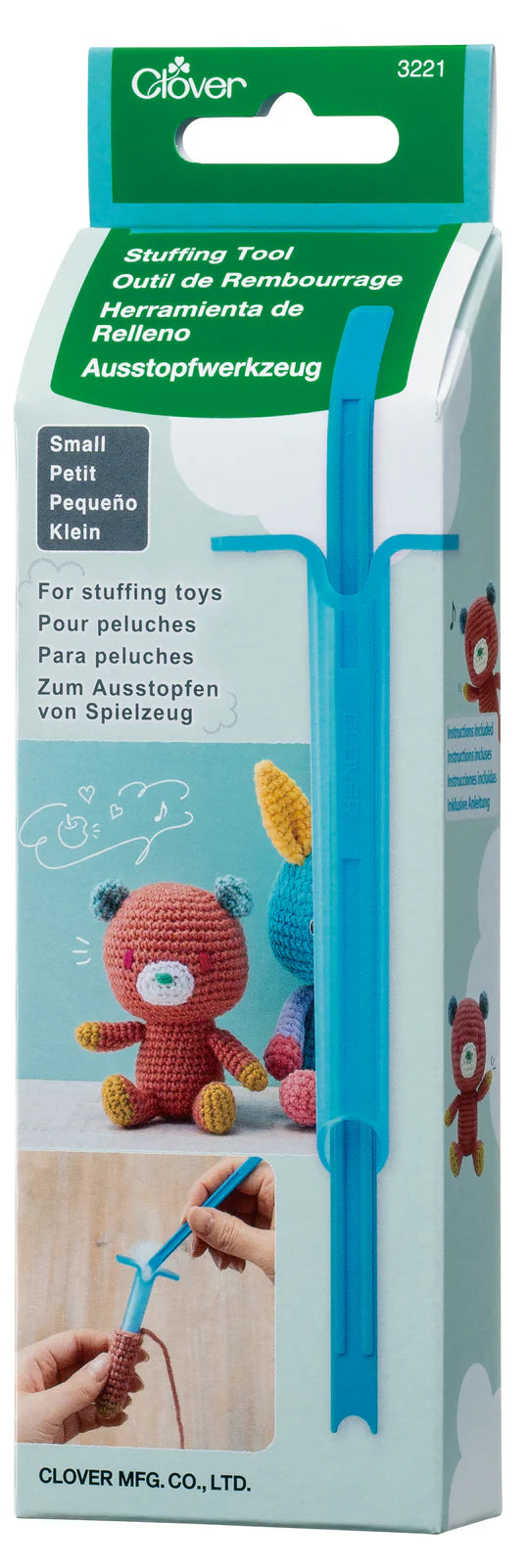 Clover Stuffing Tool (Amigurumi, Gnomes and Toys) Small