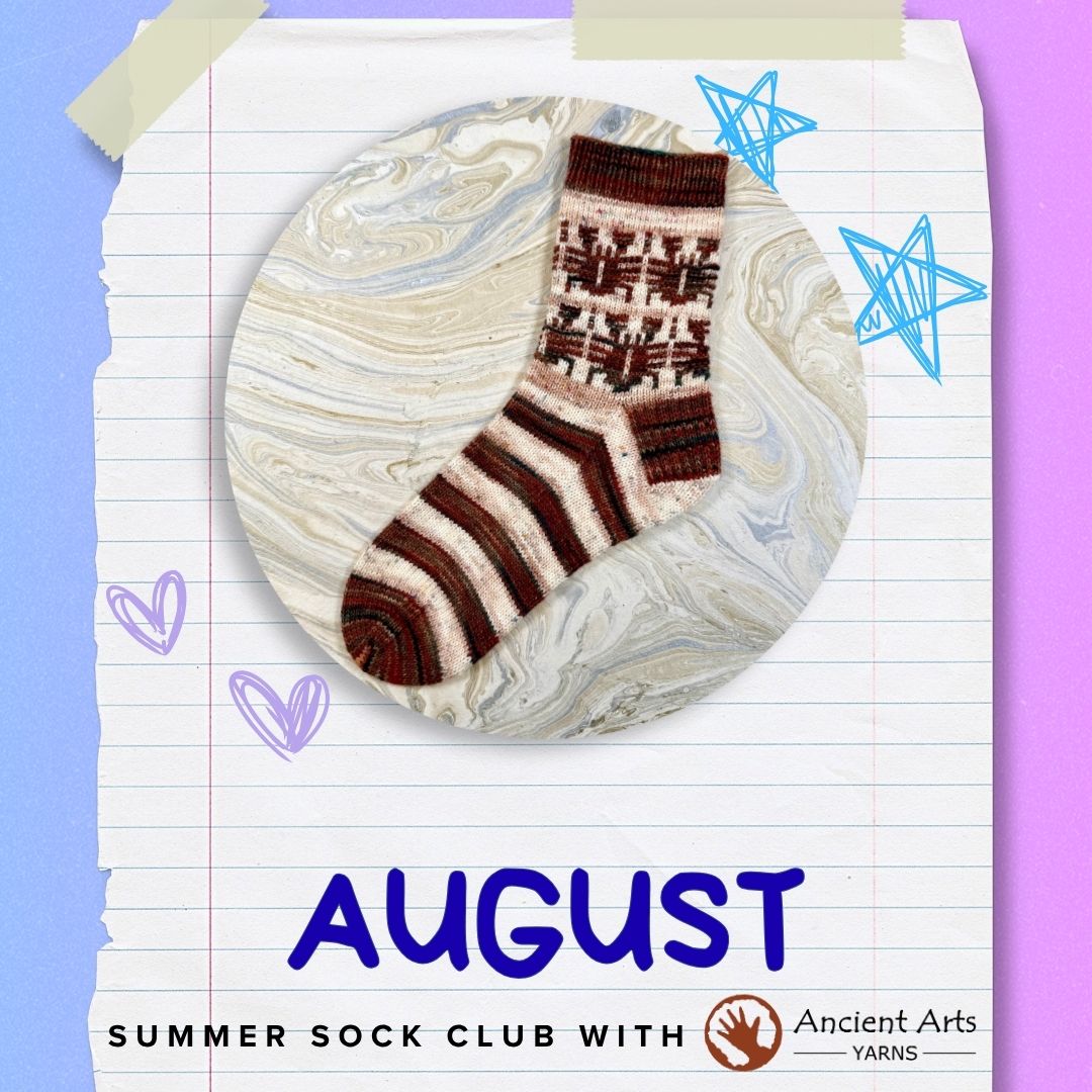 Summer Sock Club 2026 - August Pattern: Crab Socks