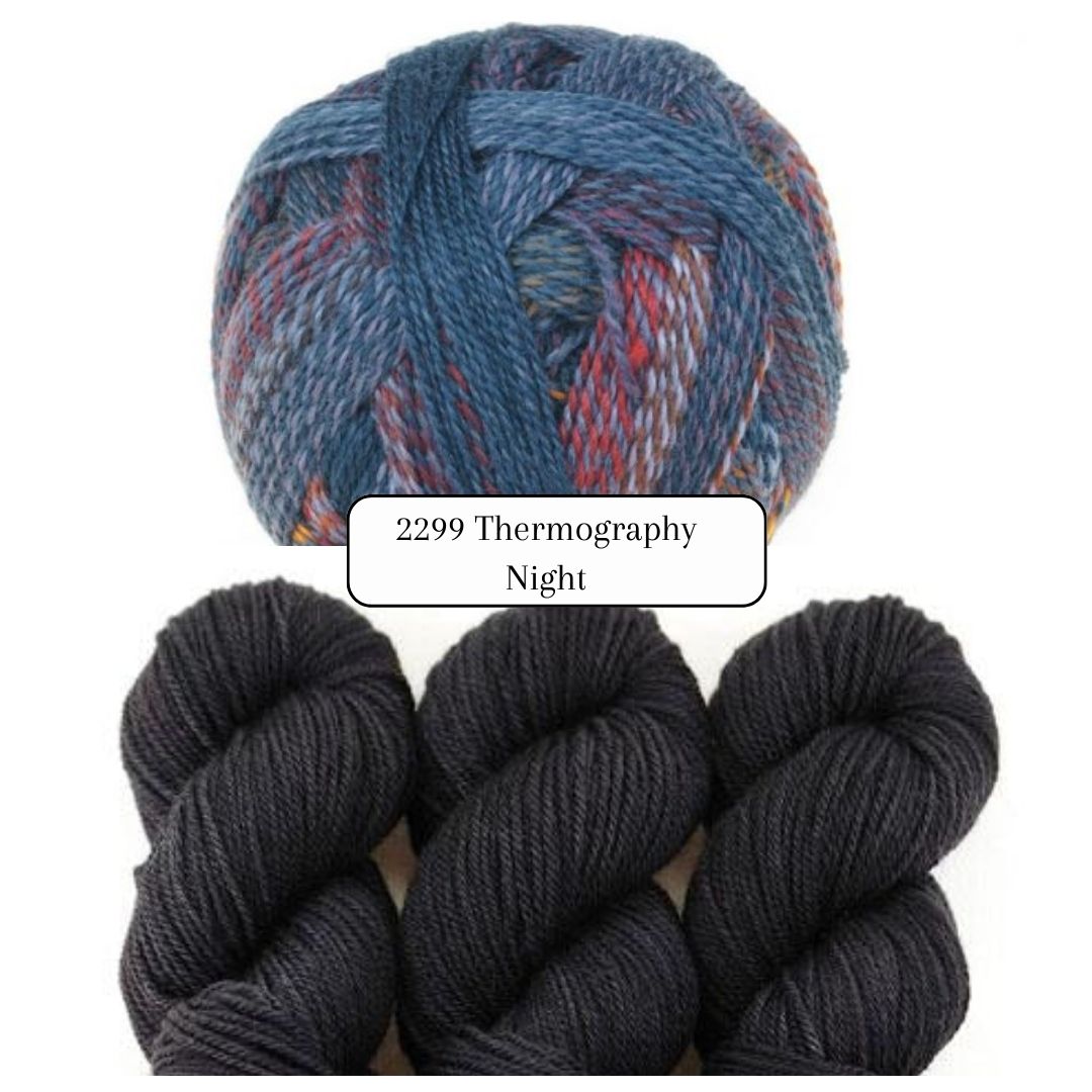 Midwinter Blossom Cowl Kit - Lascaux Fine