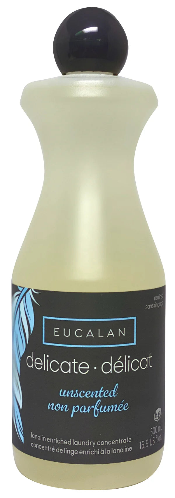 Eucalan Unscented No Rinse Delicate Wash (Lanolin Enriched Concentrate), 500ml