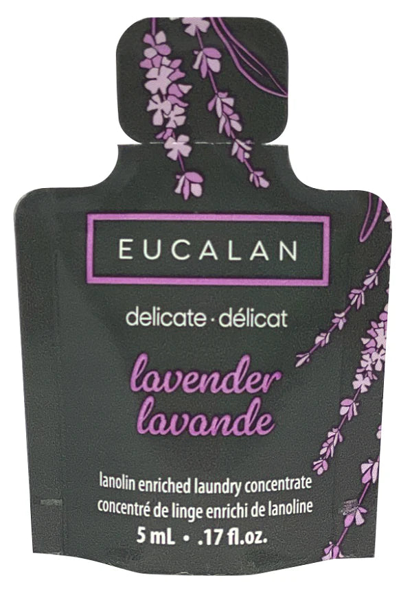 Eucalan Lavender No Rinse Delicate Wash (Lanolin Enriched Concentrate), 5ml