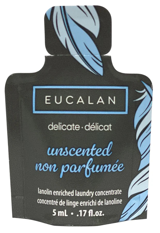 Eucalan Unscented No Rinse Delicate Wash (Lanolin Enriched Concentrate), 5ml