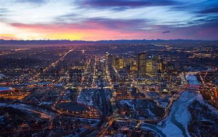 Calgary Sunset - Colour of the Month (Non Subscription Option) - January 2025