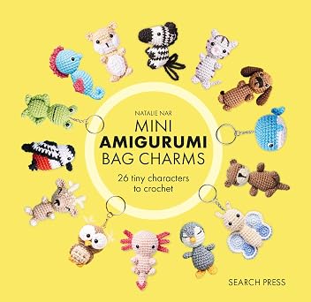 Mini Amigurumi Bag Charms: 23 Adorable Keyrings to Crochet (Hardcover)