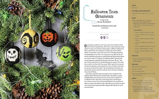 Disney Tim Burton&#39;s The Nightmare Before Christmas - The Official Knitting Guide To Halloween Town and Christmas Town (Hardcover)