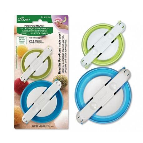 Clover Pom-Pom Makers, Large 2pc
