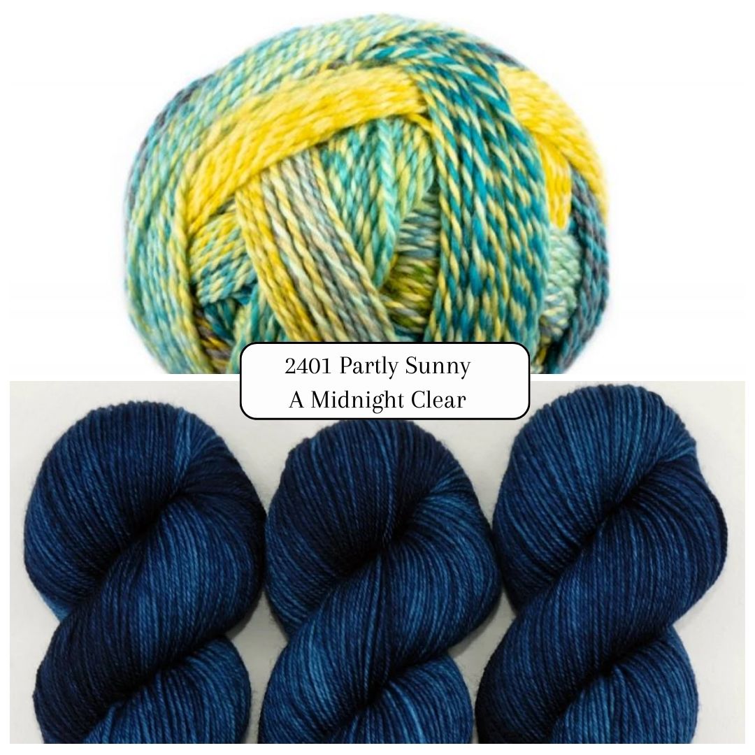 Midwinter Blossom Cowl Kit - Socknado